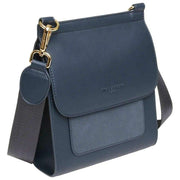 Alice Wheeler London Navy Seville Crossbody Bag