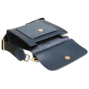 Alice Wheeler London Navy Seville Crossbody Bag