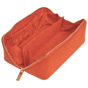 Alice Wheeler London Orange Luxury Small Train Case