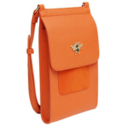 Alice Wheeler London Orange Mini Bloomsbury Crossbody Bag