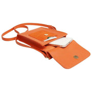 Alice Wheeler London Orange Mini Bloomsbury Crossbody Bag
