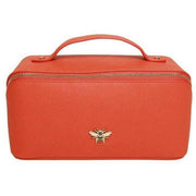 Alice Wheeler London Orange Mini Train Case