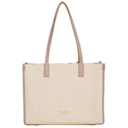Alice Wheeler London Pink Amalfi Stripe Tote Bag