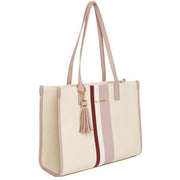 Alice Wheeler London Pink Amalfi Stripe Tote Bag