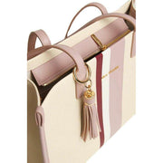 Alice Wheeler London Pink Amalfi Stripe Tote Bag
