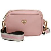 Alice Wheeler London Pink Mini Camera Crossbody Bag