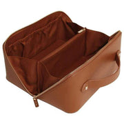 Alice Wheeler London Tan Nappa London Train Case