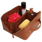 Alice Wheeler London Tan Nappa London Train Case