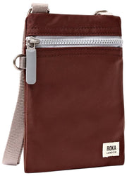 Roka Brown Chelsea XS Recycled Nylon Crossbody Bag