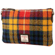 maccessori-yellow-harris-tweed-zip-clutch-bag-34629577