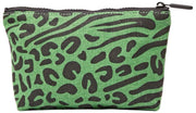 Roka Green Maida Vale Small Cotton Canvas Pouch