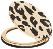 Alice Wheeler London Cream Animal Print Round Mirror