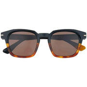 Botaniq Black Unique Square Sunglasses