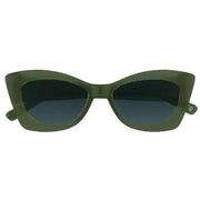 Botaniq Green Chunky Butterfly Sunglasses
