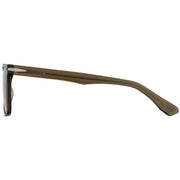Botaniq Green Sharp Angular Rectangle Sunglasses