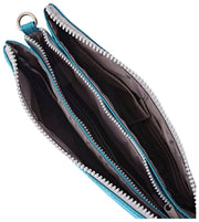 Roka Blue Carnaby XL Recycled Canvas Crossbody Bag