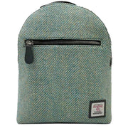 maccessori-blue-harris-tweed-backpack-34629775