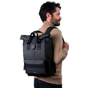Cabaia Black Explorer Oxford Medium Backpack