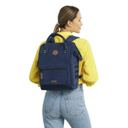 Cabaia Blue Adventurer Velvet Recycled Medium Backpack