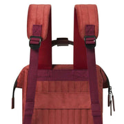 Cabaia Red Adventurer Quilted Small Backpack