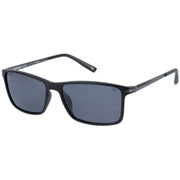 CAT Black Classic Stainless Steel Temples Sunglasses