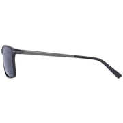 CAT Black Classic Stainless Steel Temples Sunglasses