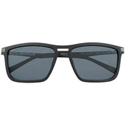 CAT Black Rectangle Double Bridge Sunglasses