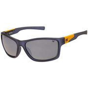CAT Blue Angled Rectangular Wrap Sunglasses