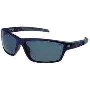 CAT Blue Sporty Wrap Sunglasses
