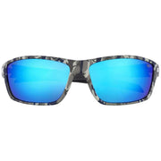 CAT Blue Sporty Wrap Sunglasses