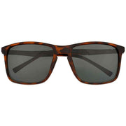 CAT Brown Deeper Square Metal Trim Sunglasses