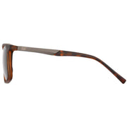 CAT Brown Deeper Square Metal Trim Sunglasses