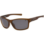 CAT Green Angled Rectangular Wrap Sunglasses