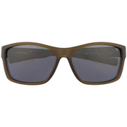 CAT Green Angled Rectangular Wrap Sunglasses