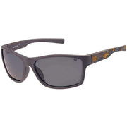 CAT Grey Angled Rectangular Wrap Sunglasses
