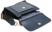Alice Wheeler London Navy Seville Crossbody Bag