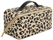 Alice Wheeler London Cream Animal Print Train Case