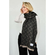 elie-beaumont-black-woven-winter-scarf-35930280