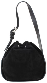 Vivienne Westwood Black Stacey Suede Leather Bucket Bag