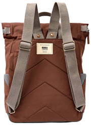 Roka Brown Canfield B Medium Recycled Nylon Backpack
