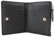 Vivienne Westwood Black Saffiano Slim Flap Card Holder Purse