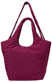 Roka Red Oxford Medium Taslon Shoulder Bag