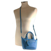 David Jones Blue Small Grab Handbag