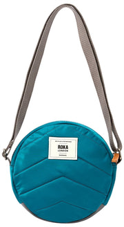 Roka Blue Paddington Small Recycled Nylon Crossbody Bag