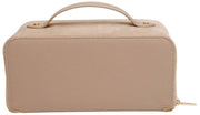 Alice Wheeler London Cream Kensington Suede Train Case