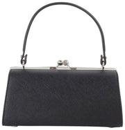Vivienne Westwood Black Doll XL Frame Purse Bag