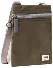 Roka Green Chelsea XS Recycled Nylon Crossbody Bag