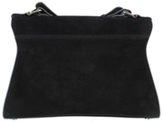 Vivienne Westwood Black Bianca Suede Leather Small Shoulder Bag
