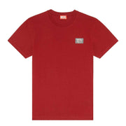 Diesel Burgundy Diegor SP Ribbed Crew Neck T-Shirt