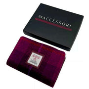 maccessori-purple-harris-tweed-medium-zip-purse-34629883